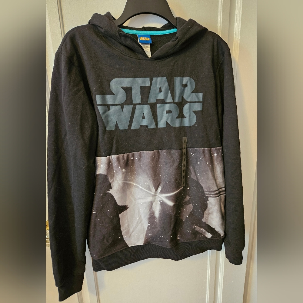 Star Wars Pullover Hoodie, Mens Size M, Black.